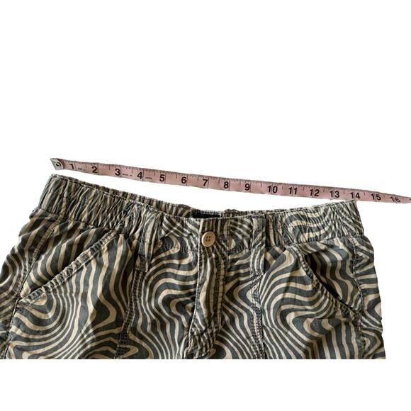 Urban Outfitters BDG Y2K Retro Swirl Print Utility Cargo Jogger Pants Size Small - Picture 4 of 15